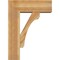 Ekena Millwork Legacy Block Rough Sawn Bracket w/ Offset Brace, Western Red Cedar, 8"W x 22"D x 30"H BKT0806X22X30LEC05RWR - alternate 4